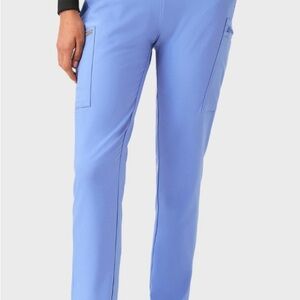 Landau Women's Sky Blue Straight Leg Pants